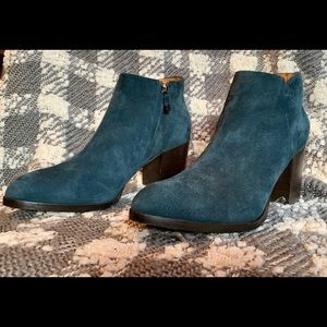 Alberto Fermani Anzio Suede Ankle Bootie, 40 1/2